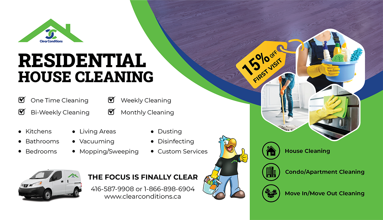 residential house cleaning banner 2023